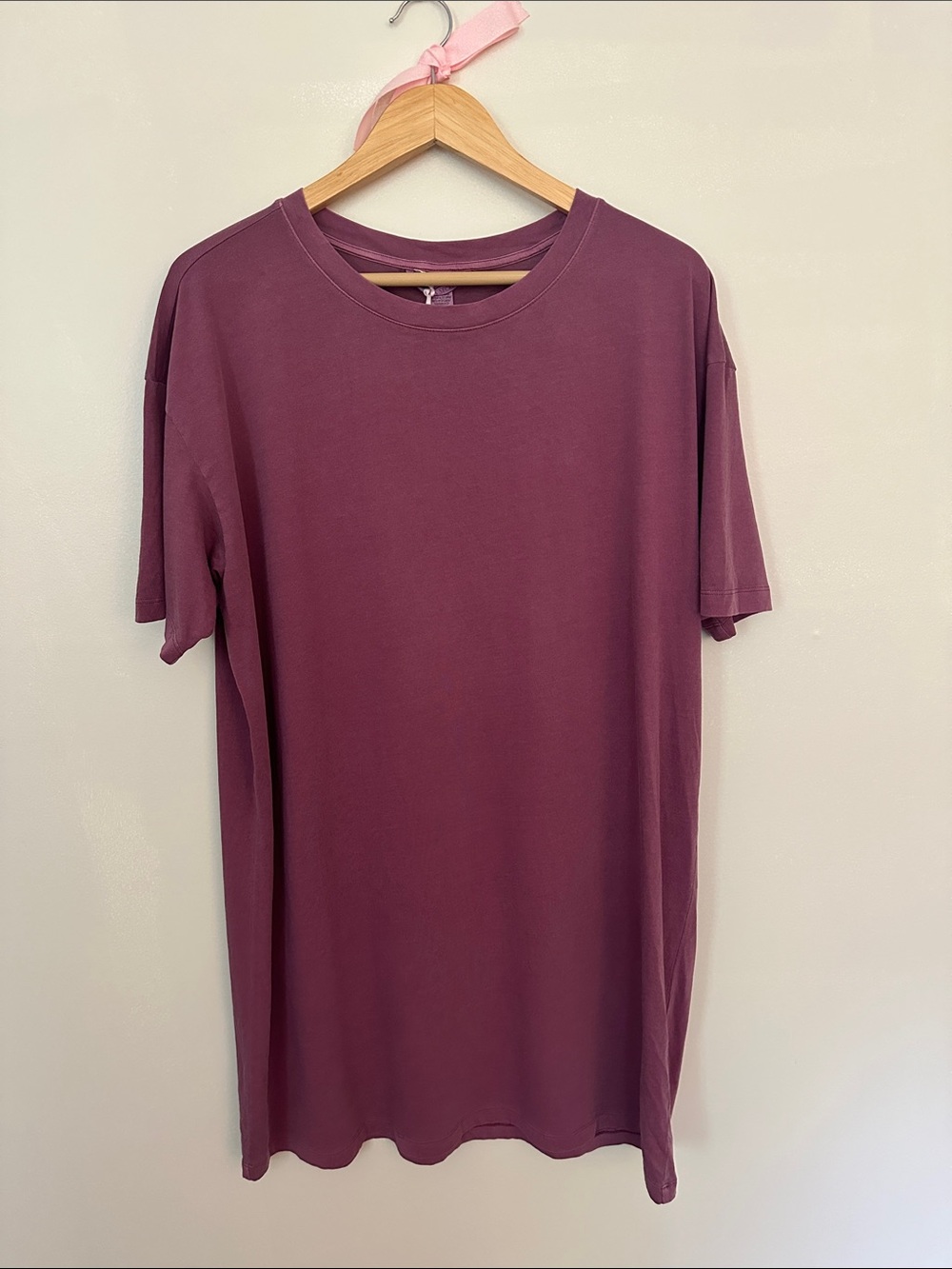 Victoria's Secret Short Sleeve Sleep Tee in Plum